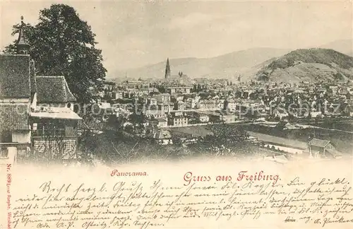 AK / Ansichtskarte Freiburg_Breisgau Panorama Freiburg Breisgau