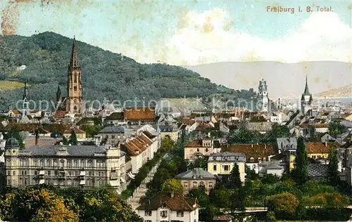 AK / Ansichtskarte Freiburg_Breisgau Panorama  Freiburg Breisgau