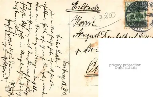 AK / Ansichtskarte Freiburg_Breisgau Panorama  Freiburg Breisgau