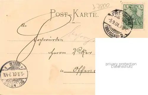 AK / Ansichtskarte Freiburg_Breisgau Johanniskirche Freiburg Breisgau