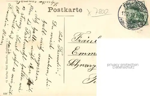 AK / Ansichtskarte Freiburg_Breisgau Sankt Johanniskirche Altarraum Freiburg Breisgau