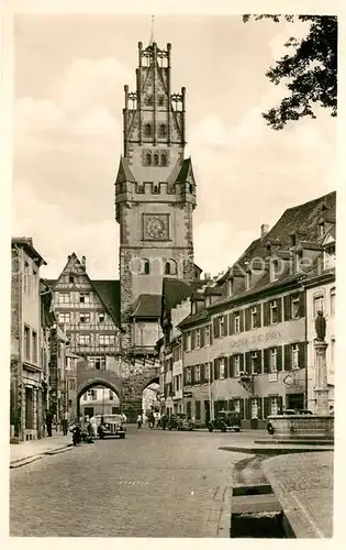 AK / Ansichtskarte Freiburg_Breisgau Schwabentor Freiburg Breisgau