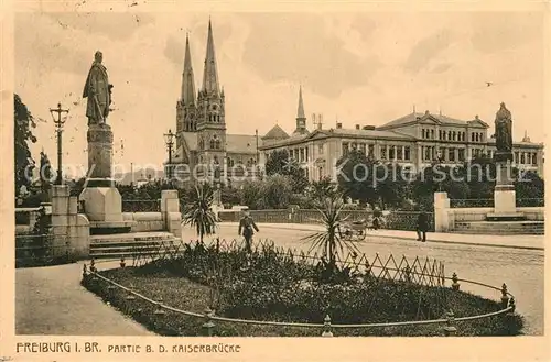 AK / Ansichtskarte Freiburg_Breisgau Kaiserbruecke Freiburg Breisgau