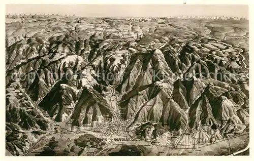 AK / Ansichtskarte Schwarzwald Reliefansicht Schwarzwald