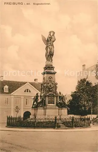 AK / Ansichtskarte Freiburg_Breisgau Siegesdenkmal Freiburg Breisgau