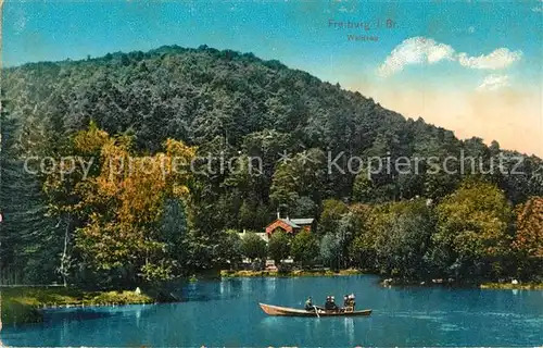 AK / Ansichtskarte Freiburg_Breisgau Waldsee Freiburg Breisgau