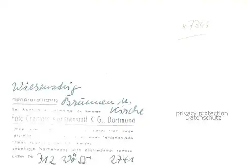 AK / Ansichtskarte Wiesensteig Brunnen Kirche Wiesensteig