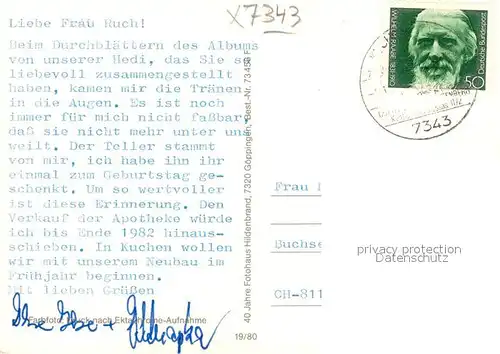 AK / Ansichtskarte Kuchen_Fils Kirche Brunnen Kuchen Fils