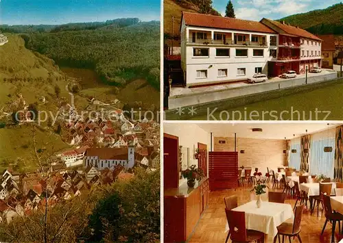 AK / Ansichtskarte Wiesensteig Hotel zur Turkei Kirche Panorama Wiesensteig