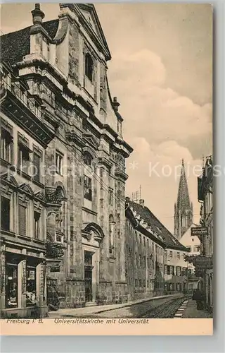 AK / Ansichtskarte Freiburg_Breisgau Universitaetskirche  Freiburg Breisgau