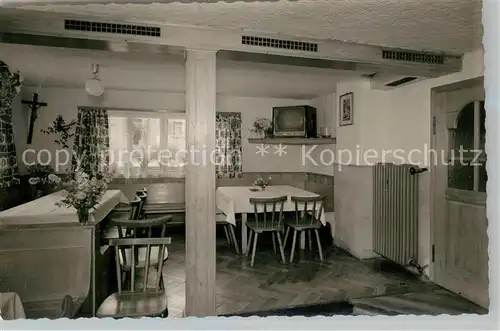 AK / Ansichtskarte Wiesensteig Gasthaus am See Gaststube Wiesensteig