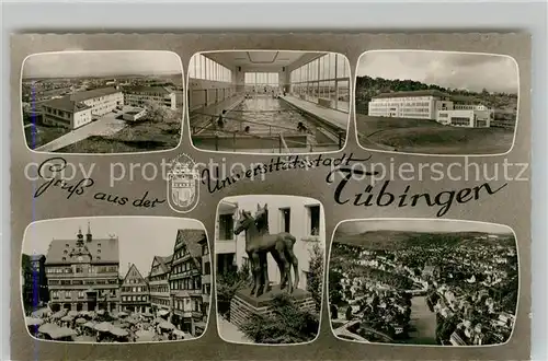 AK / Ansichtskarte Tuebingen Berufsgenossenschaftliche Klinik Schwimmbad Tuebingen