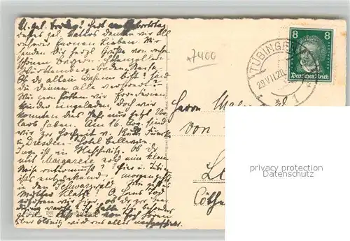 AK / Ansichtskarte Tuebingen Schlossportal Tuebingen