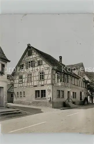 AK / Ansichtskarte Wiesensteig Cafe Baeren Fachwerk Wiesensteig