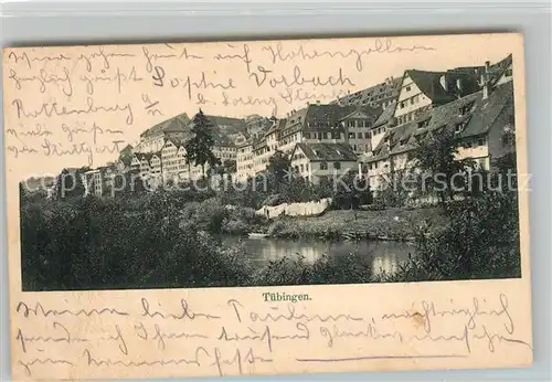 AK / Ansichtskarte Tuebingen Neckarufer Tuebingen