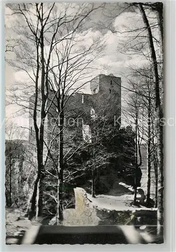 AK / Ansichtskarte Wiesensteig Burgruine Wiesensteig