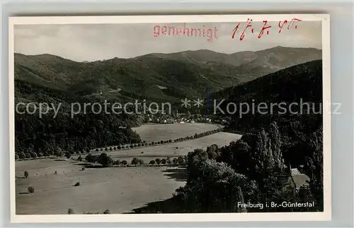 AK / Ansichtskarte Guenterstal_Freiburg Panorama Guenterstal_Freiburg