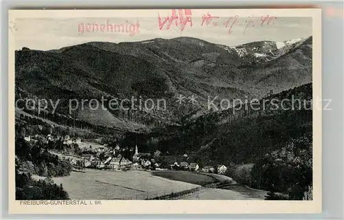 AK / Ansichtskarte Guenterstal_Freiburg Panorama  Guenterstal_Freiburg