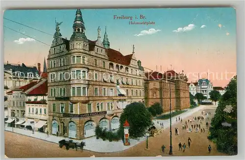 AK / Ansichtskarte Freiburg_Breisgau Holzmarktplatz Freiburg Breisgau