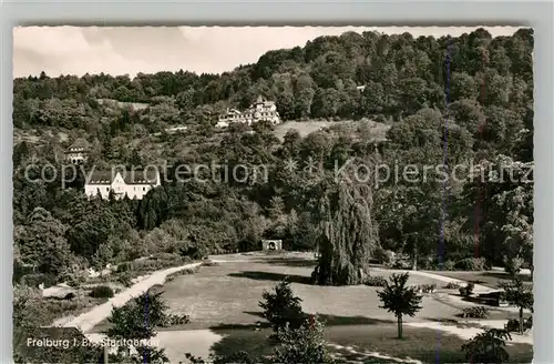 AK / Ansichtskarte Freiburg_Breisgau Stadtgarten Freiburg Breisgau