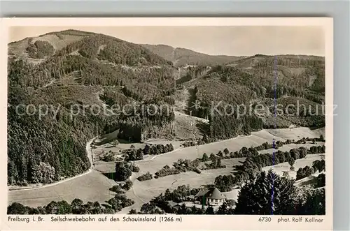 AK / Ansichtskarte Schauinsland Schwebebahn Panorama Schauinsland