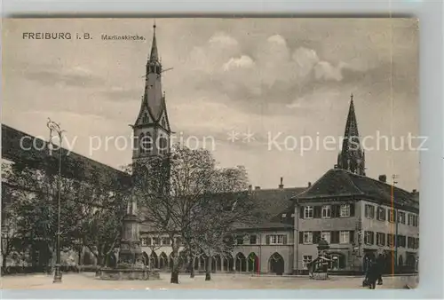 AK / Ansichtskarte Freiburg_Breisgau Martinskirche Freiburg Breisgau