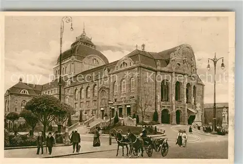 AK / Ansichtskarte Freiburg_Breisgau Stadttheater Freiburg Breisgau