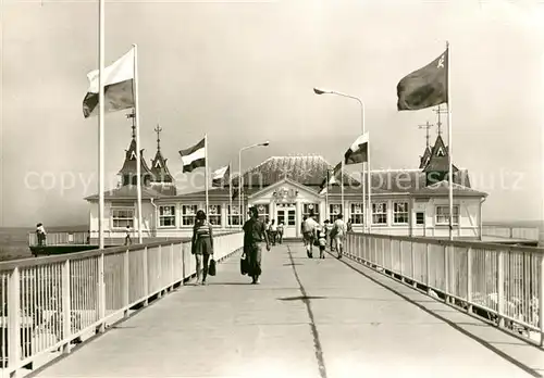 AK / Ansichtskarte Ahlbeck_Ostseebad Gaststaette Seebruecke  Ahlbeck_Ostseebad