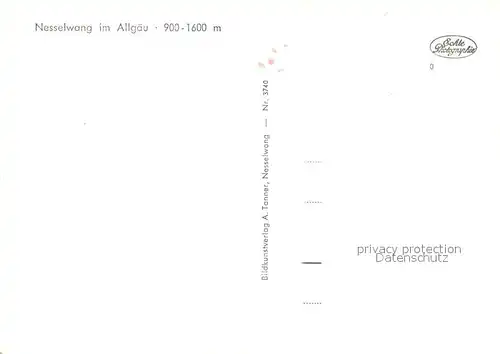 AK / Ansichtskarte Nesselwang  Nesselwang