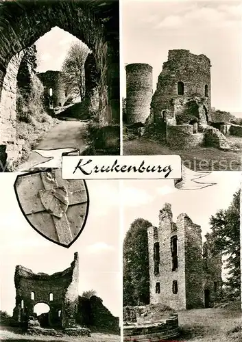 AK / Ansichtskarte Helmarshausen Krukenburg Helmarshausen