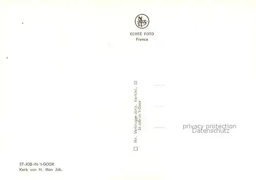 AK / Ansichtskarte Sint Job in _t Goor Kerk Sint Job in  t Goor