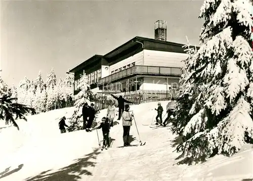 AK / Ansichtskarte Oberhof_Thueringen Schanzenbaude  Oberhof Thueringen