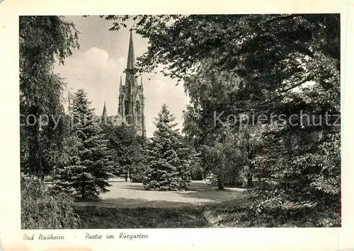 AK / Ansichtskarte Bad_Nauheim Kurgarten Bad_Nauheim