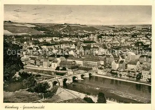 AK / Ansichtskarte Wuerzburg  Wuerzburg