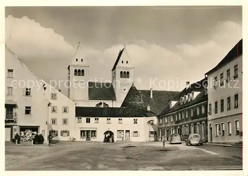 AK / Ansichtskarte Steingaden_Oberbayern Marktplatz  Steingaden Oberbayern