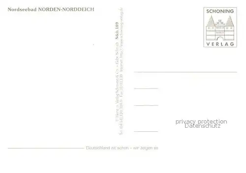 AK / Ansichtskarte Norden_Norddeich_Ostfriesland Hotel Restaurant Hafen Fischkutter Faehre Strandkorb Norden_Norddeich
