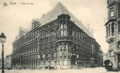 AK / Ansichtskarte Gand_Belgien Hotel de Ville Gand Belgien