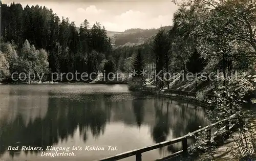 AK / Ansichtskarte Bad_Reinerz_Niederschlesien Denglerteich Kohlau Tal Bad_Reinerz