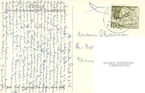 AK / Ansichtskarte Davos_GR Frauenkirchli Davos_GR