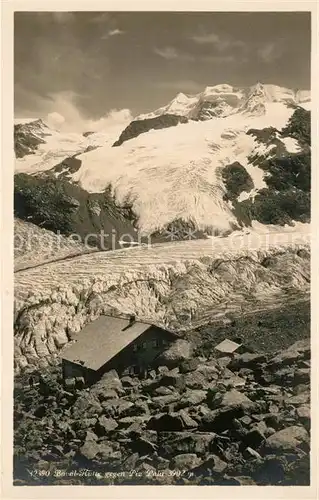 AK / Ansichtskarte Bovalhuette gegen Piz Palue Bovalhuette
