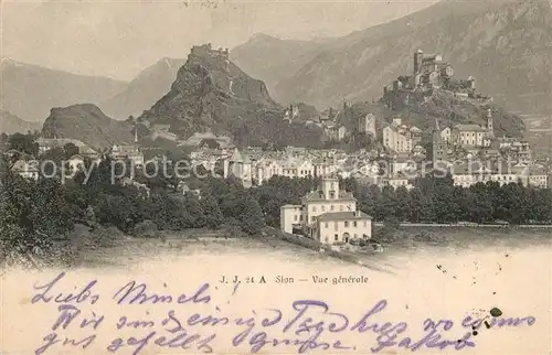 AK / Ansichtskarte Sion_VS  Sion_VS