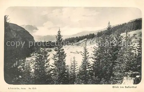 AK / Ansichtskarte Safierberg Safierthal Safierberg