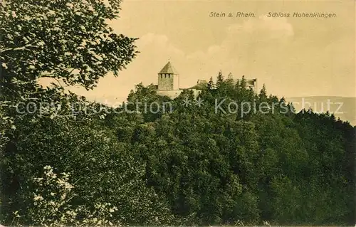 AK / Ansichtskarte Stein_Rhein Schloss Hohenklingen Stein Rhein