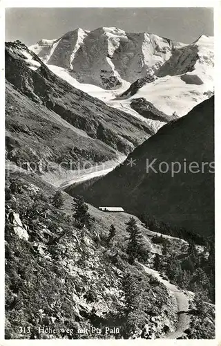 AK / Ansichtskarte Piz_Palue Hoehenweg Piz_Palue