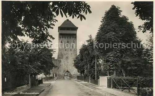 AK / Ansichtskarte Rheinfelden_Baden Storchennestturm Rheinfelden_Baden