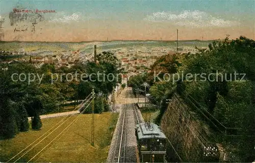AK / Ansichtskarte Barmen_Wuppertal Bergbahn  Barmen Wuppertal