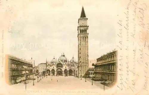 AK / Ansichtskarte Venezia_Venedig Piazza e Basilica di San Marco Venezia Venedig