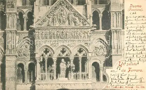 AK / Ansichtskarte Ferrara_di_Monte_Baldo Duomo 