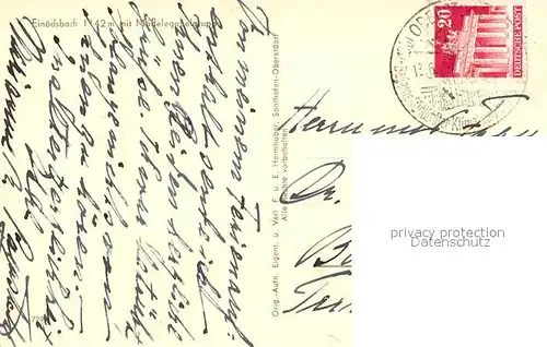 AK / Ansichtskarte Einoedsbach Panorama mit Trettachspitze Maedelegabel Hochtrottspitze Einoedsbach