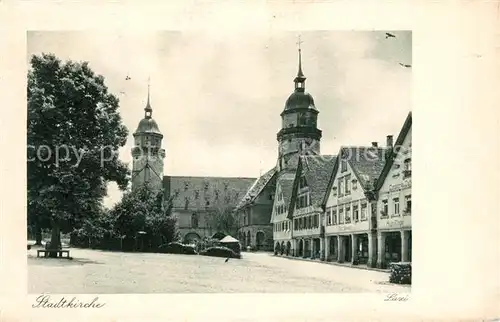 AK / Ansichtskarte Freudenstadt Stadtkirche Freudenstadt
